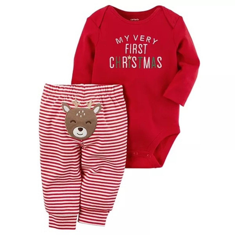 Carter’s 2-Piece Christmas Bodysuit Pant Set